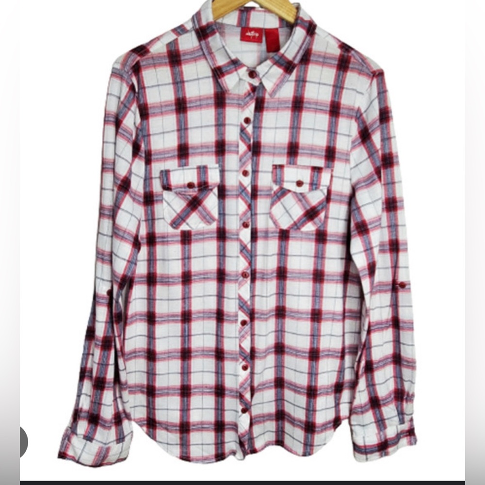 VGUC Daytrip from the Buckle Long Sleeve Button Down Flannel Top, size XL